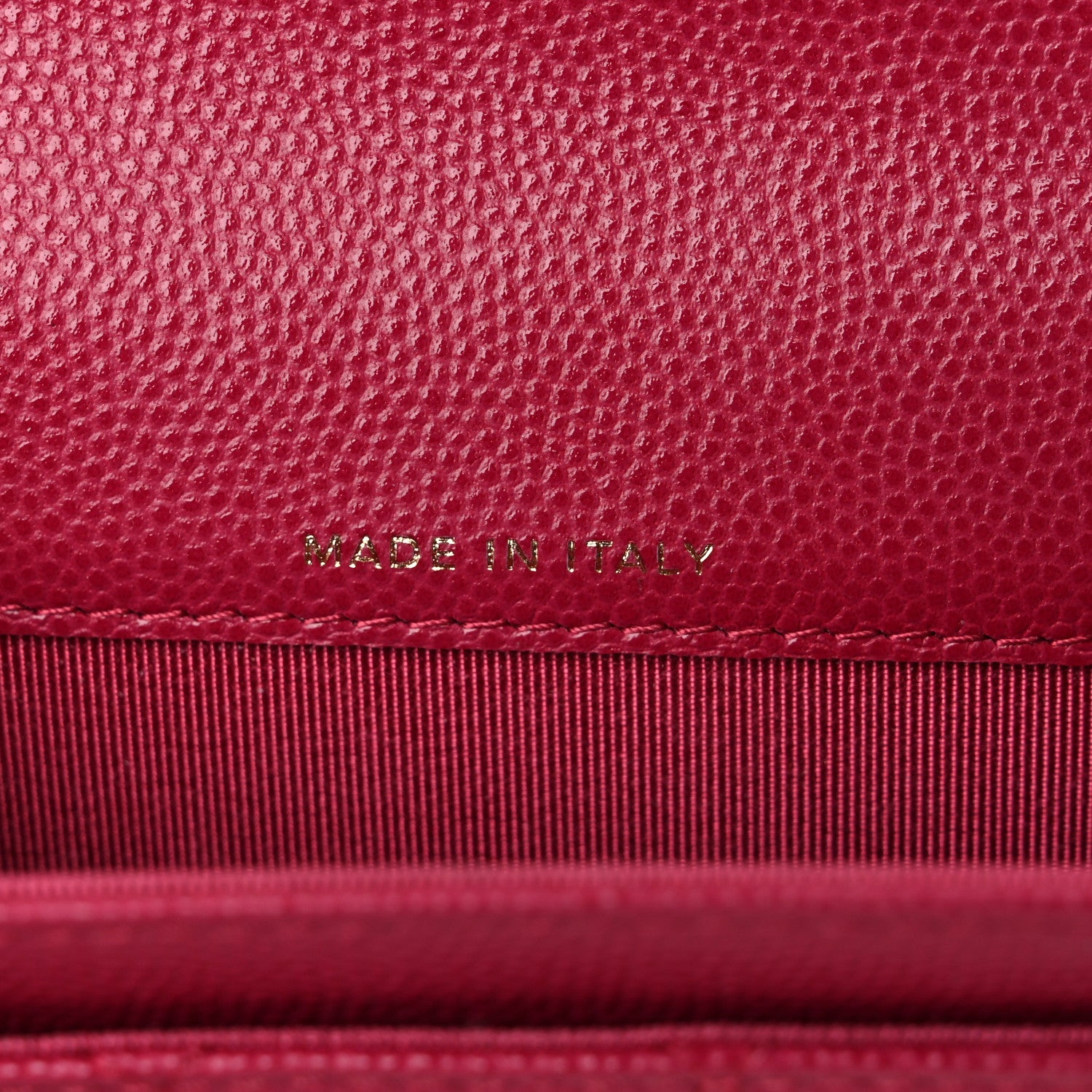 Chanel Caviar Quilted Flap Card Holder Wallet Dark Pink 8 of 10