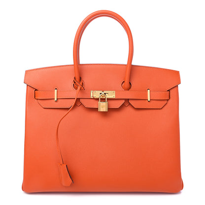 Hermes Epsom Birkin 35 Feu 1 of 10