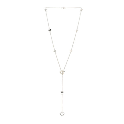 Tiffany Sterling Silver Heart Lariat Necklace 3 of 4