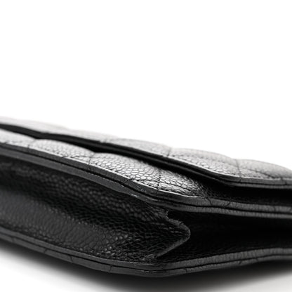 Chanel Caviar Quilted Wallet on Chain WOC Black 11 of 11