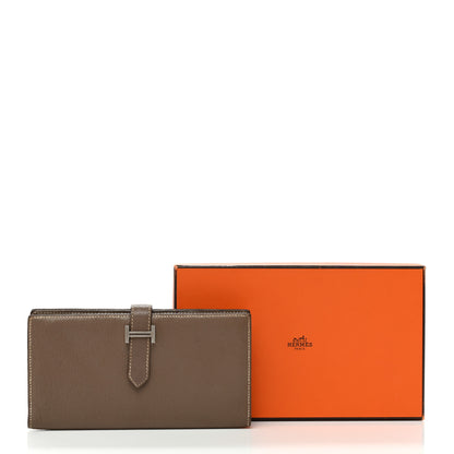 Hermes Epsom Bearn Gusset Wallet Etoupe 12 of 12