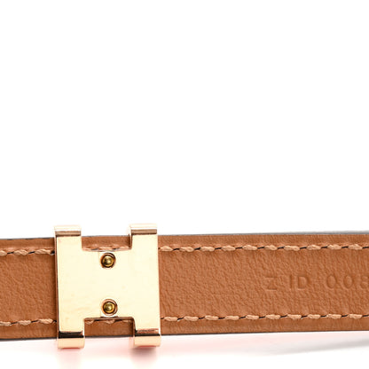 Hermes Epsom 15mm Pop H Belt 80 Orange Poppy 6 of 6