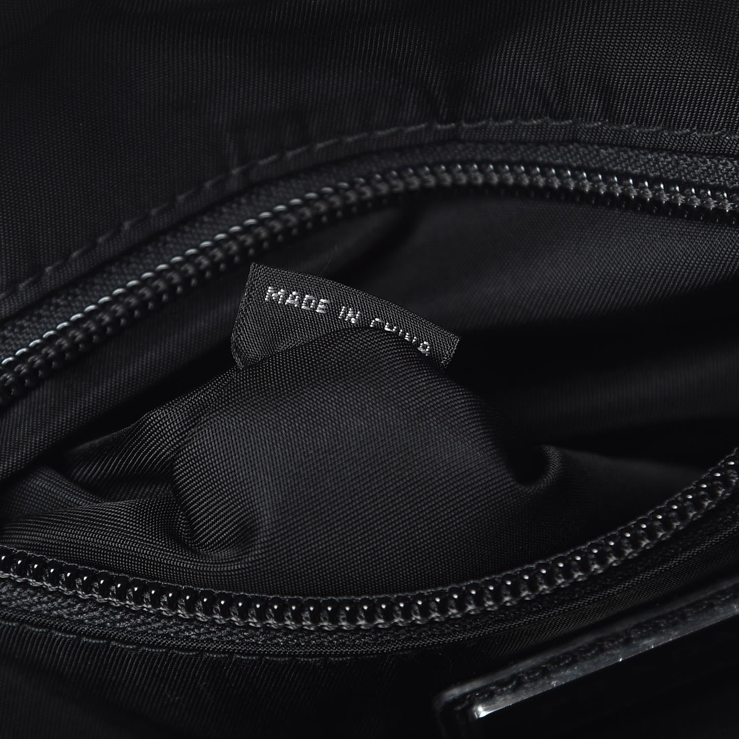 Prada Tessuto Nylon Montagna Messenger Bag Black 7 of 7