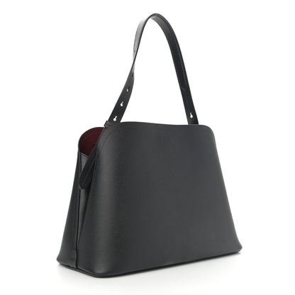 Prada Saffiano Cuir Matinee Tote Black Cherry 3 of 11