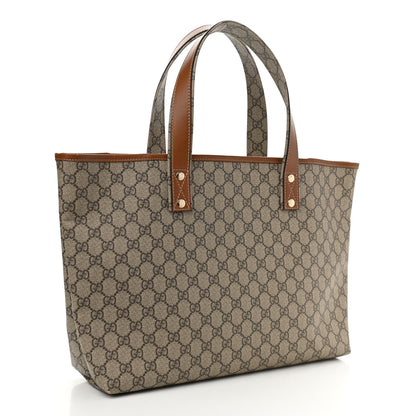 Gucci GG Plus Monogram Medium Signature Web Loop Tote Brown 3 of 11