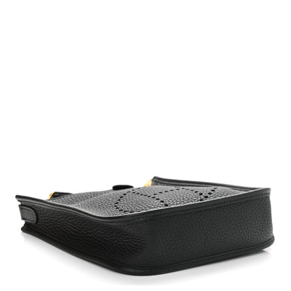 Hermes Taurillon Clemence Evelyne TPM Black 5 of 12