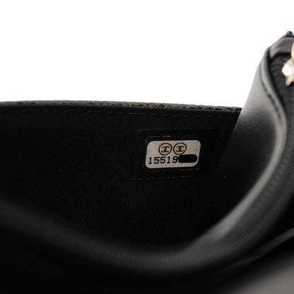 Chanel Caviar Timeless CC Wallet On Chain WOC Black 8 of 8