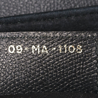 Christian Dior Grained Calfskin Saddle Bag Black 7 of 11