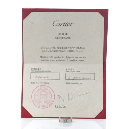 Cartier 18K White Gold 5.5mm LOVE Ring 52 6 6 of 6