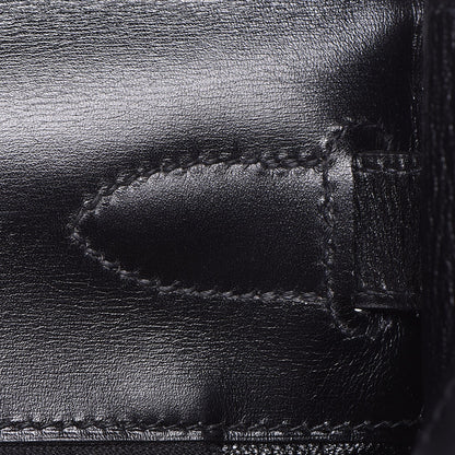 Hermes Box Kelly Retourne 40 Black 13 of 38