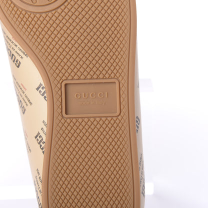 Gucci Calfskin Stamp Print Womens Falacer Sneakers 37.5 Soy 7 of 10