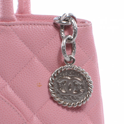 Chanel Caviar Medallion Tote Pink 7 of 8
