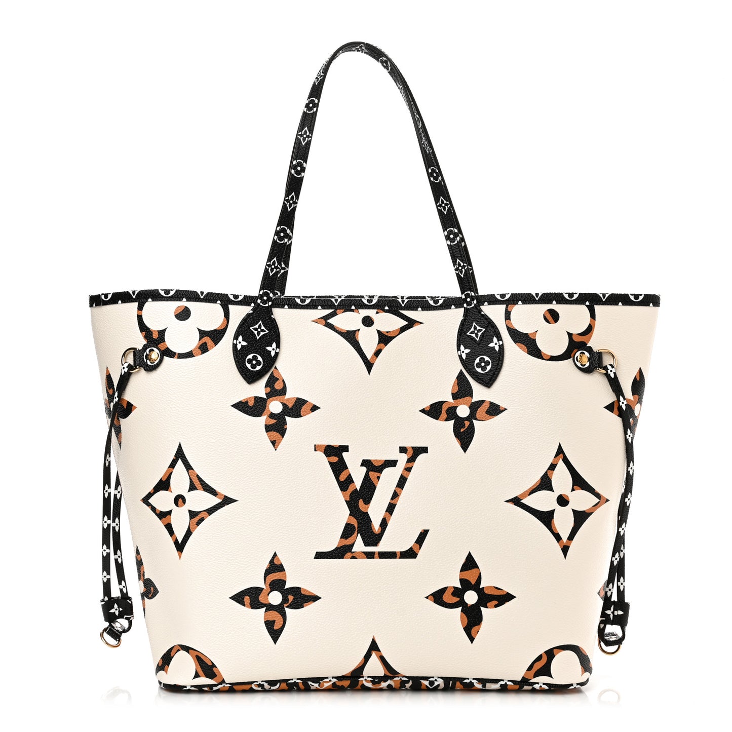 Monogram Giant Jungle Neverfull MM Ivory