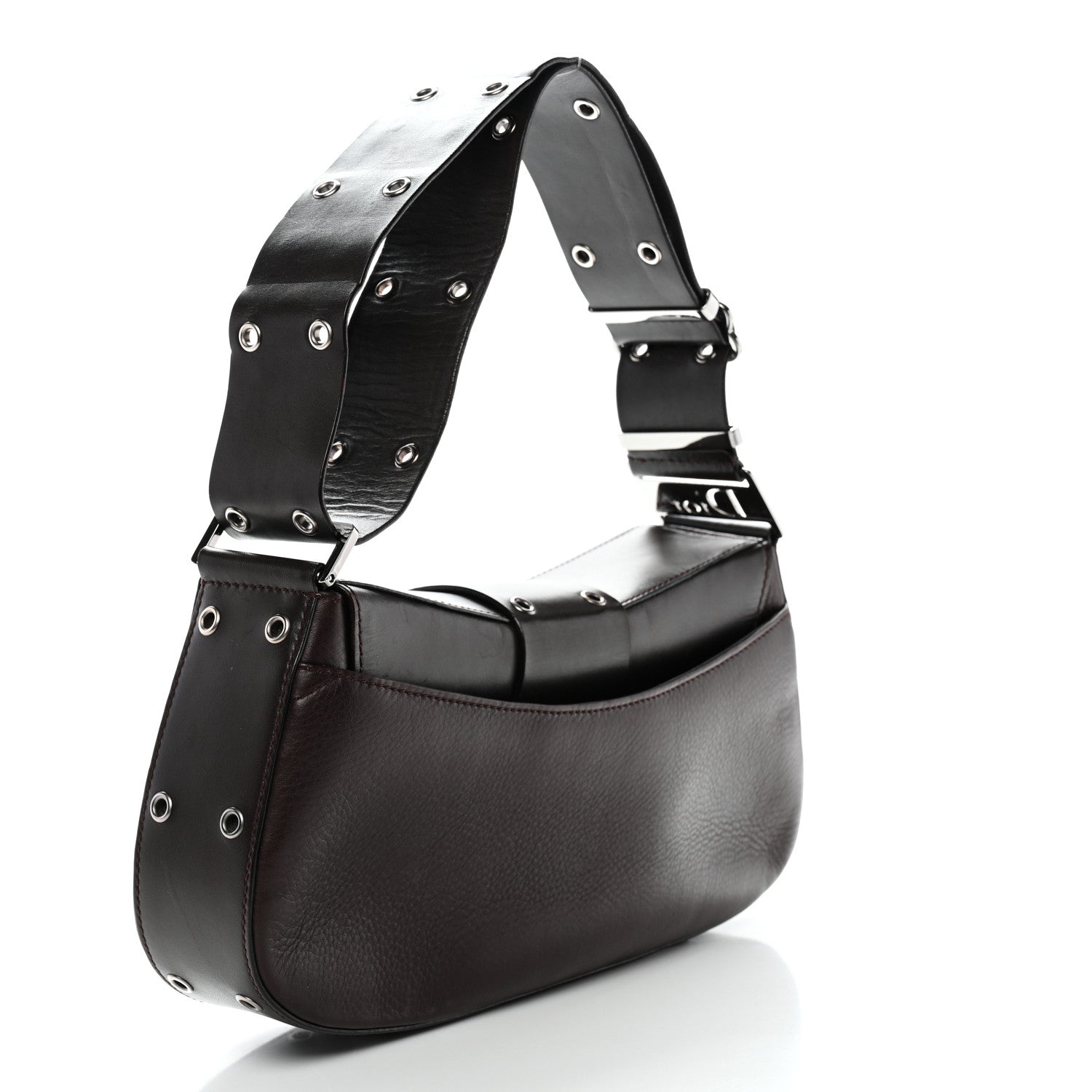 Christian Dior Monogram Calfskin Street Chic Columbus Ave Bag Brown 2 of 12