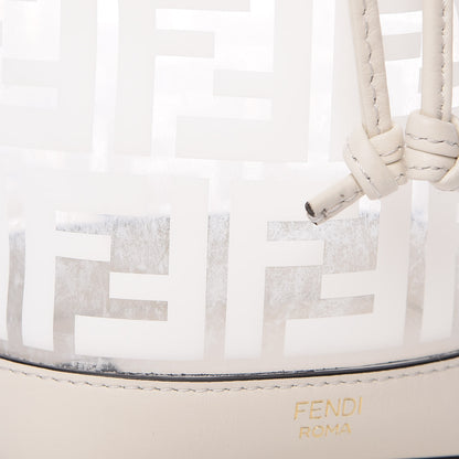 Fendi TPU FF Vitello Grace F is Fendi Mini Mon Tresor Bucket Bag White 10 of 12
