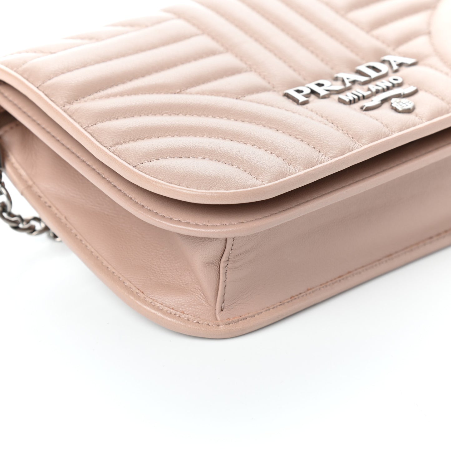 Nappa Impunture Small Diagramme Crossbody Bag Cipria