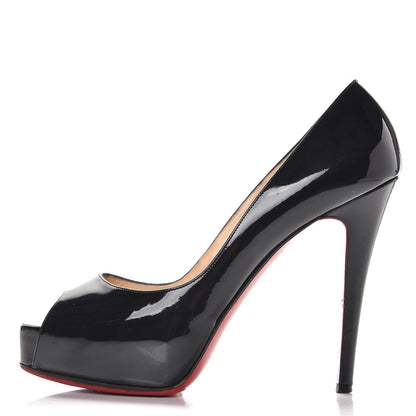 Christian Louboutin Patent Very Prive 120 Pumps 39.5 Black 1 of 14