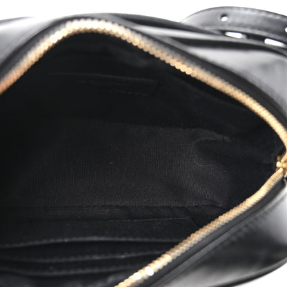 Saint Laurent Calfskin Matelasse Monogram Lou Belt Bag Black 4 of 9