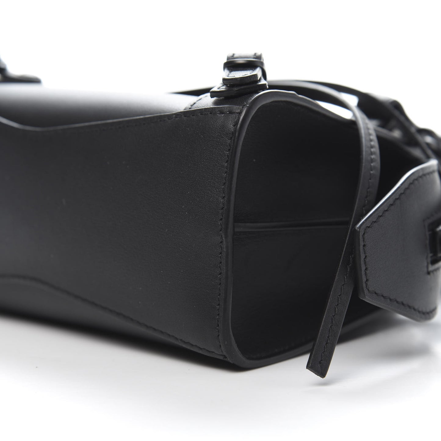 Smooth Calfskin Neo Classic Black Hardware Nano City Crossbody Black