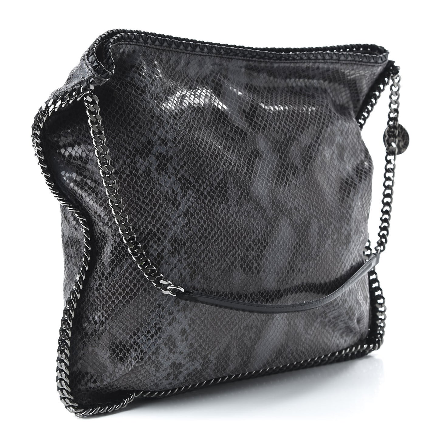 Eco Python Falabella Hobo Dark Grey