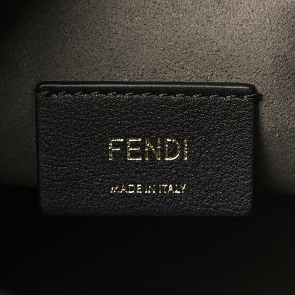 Fendi Vitello King F is Fendi Logo Embossed Mini Mon Tresor Bucket Bag Cuoio 6 of 11