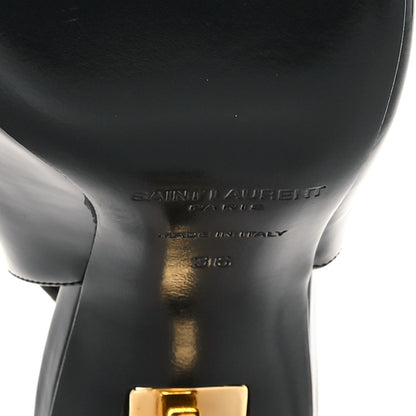 Saint Laurent Patent Opyum 85 Slingback Pumps 36 Black Gold 7 of 10