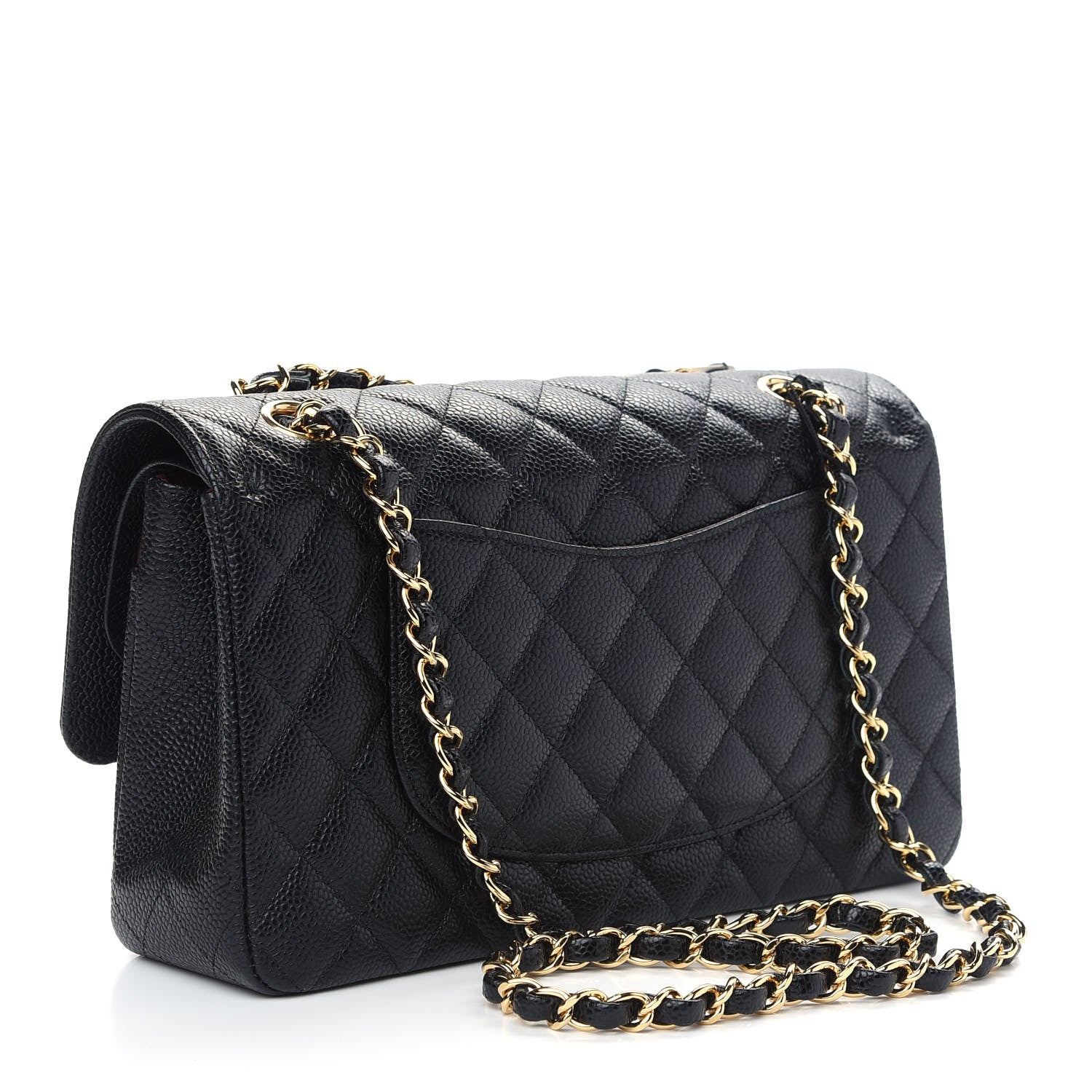 Chanel Caviar Quilted Medium Double Flap Black 3 of 9