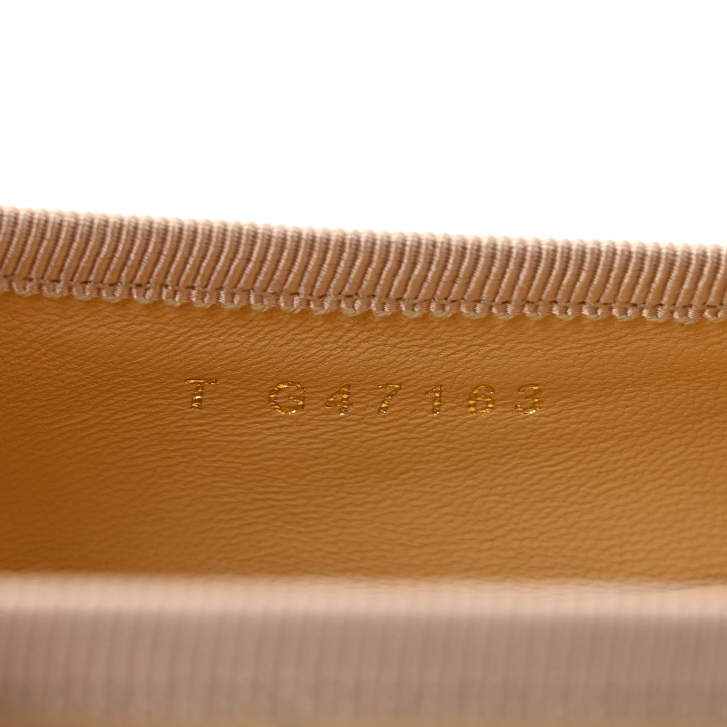 Lambskin Quilted CC Cambon Ballet Flats 38 Beige Black