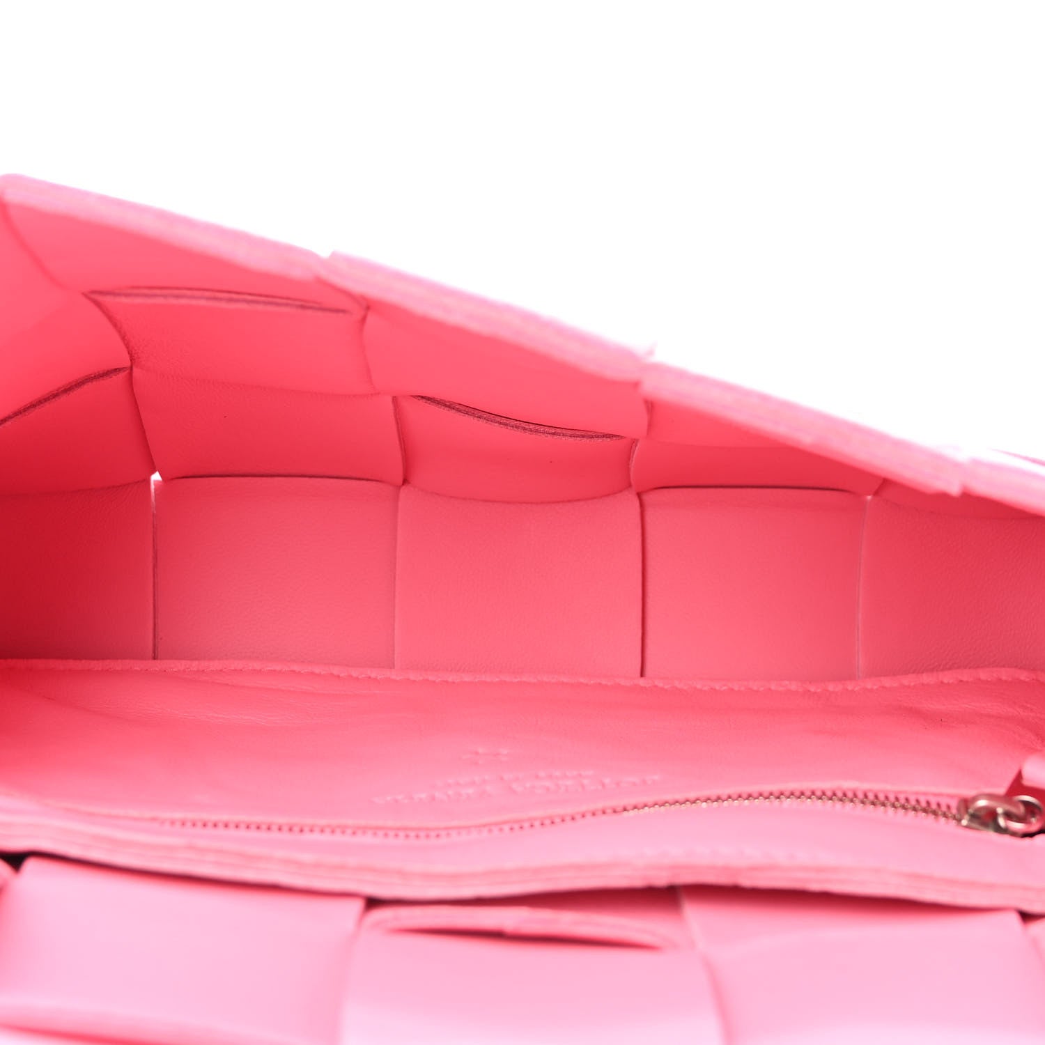 Bottega Veneta Lambskin Maxi Intrecciato Cassette Crossbody Bag Pink 5 of 10