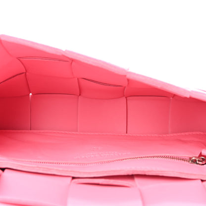 Bottega Veneta Lambskin Maxi Intrecciato Cassette Crossbody Bag Pink 5 of 10