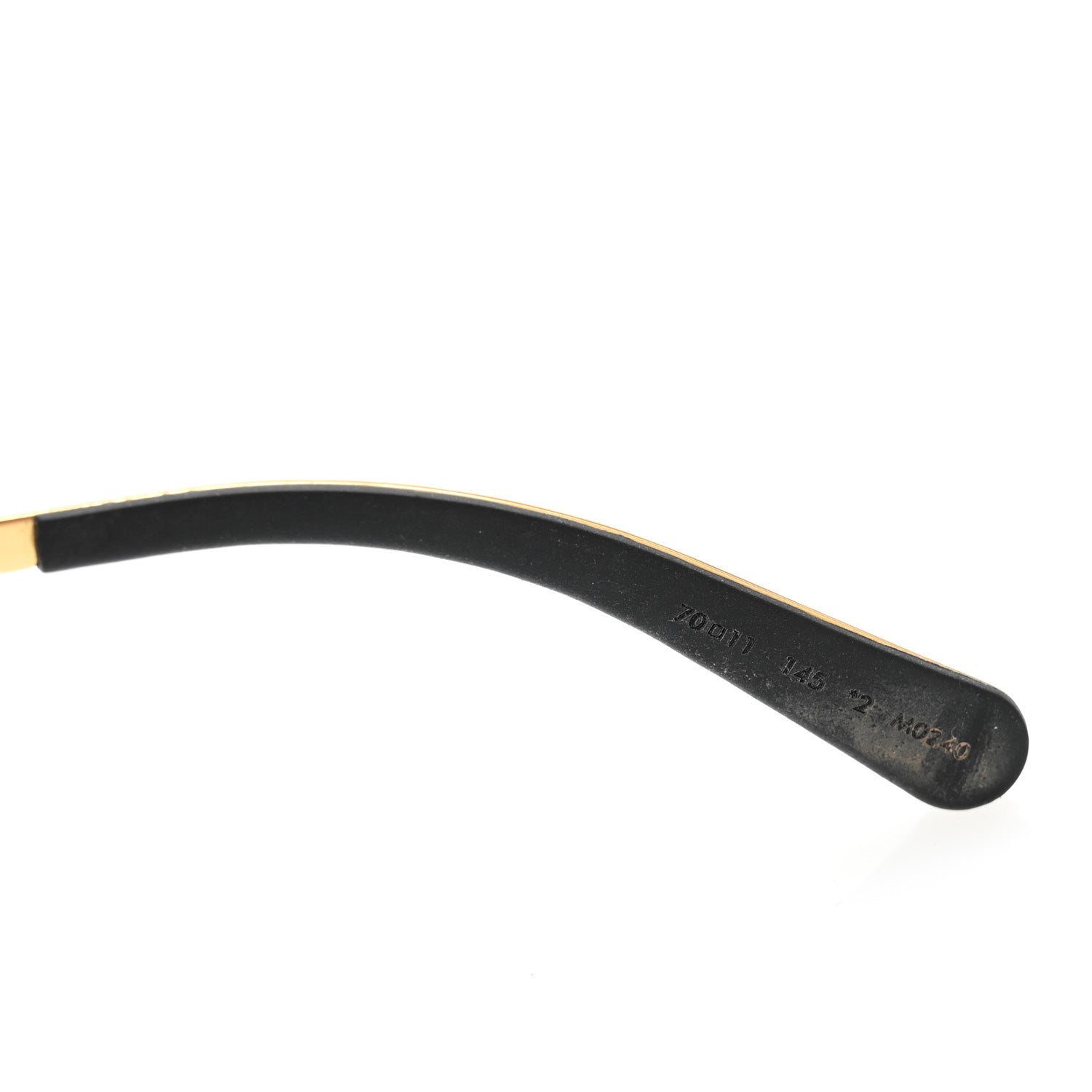 Louis Vuitton Les Parapluies De Cherbourg Sunglasses Z1394U Black Gold 7 of 10