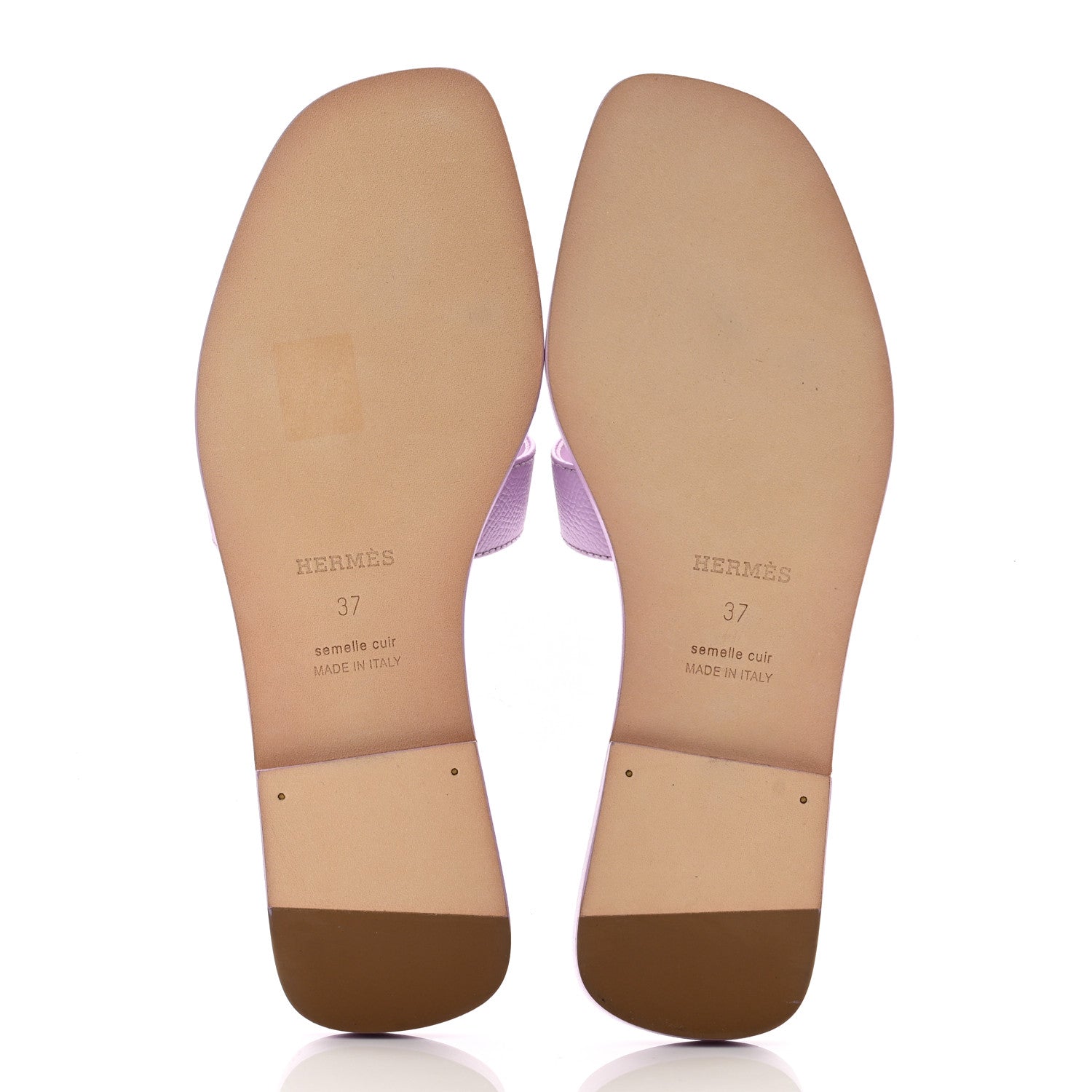 Hermes Epsom Oran Sandals 37 Violet Amethyste 7 of 10