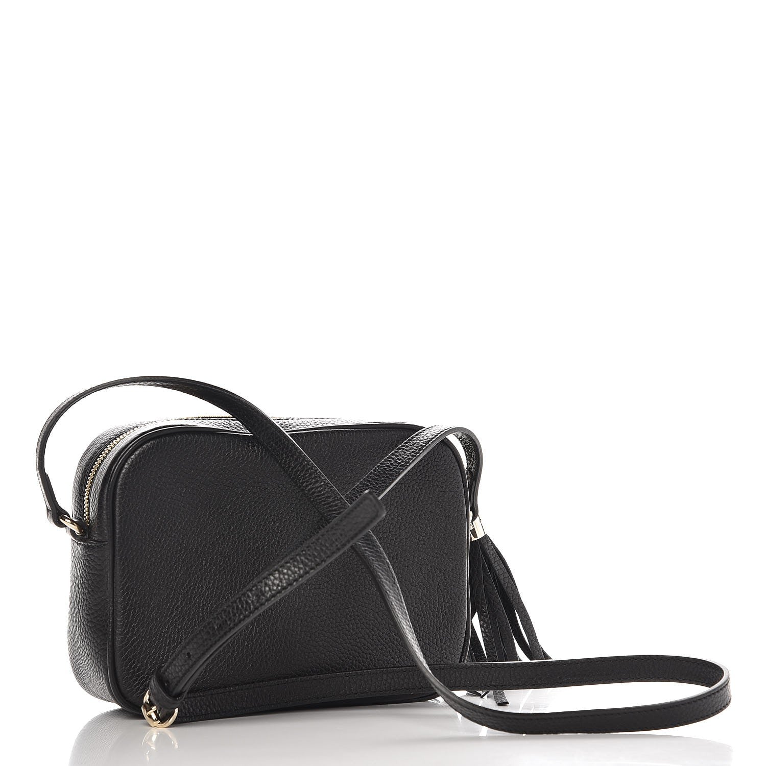Gucci Pebbled Calfskin Small Soho Disco Bag Black 3 of 7