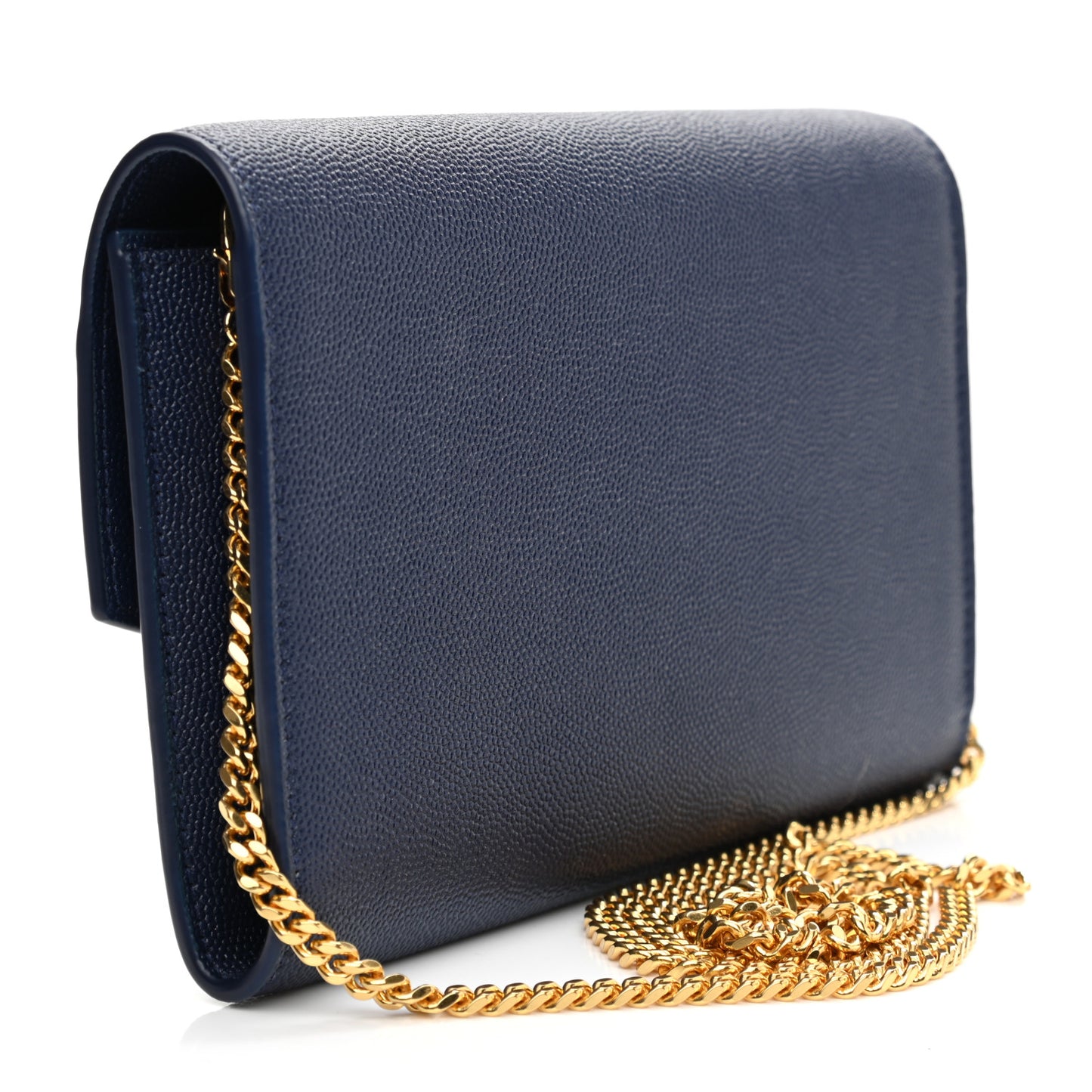 Grain De Poudre Uptown Chain Wallet Charron Blue