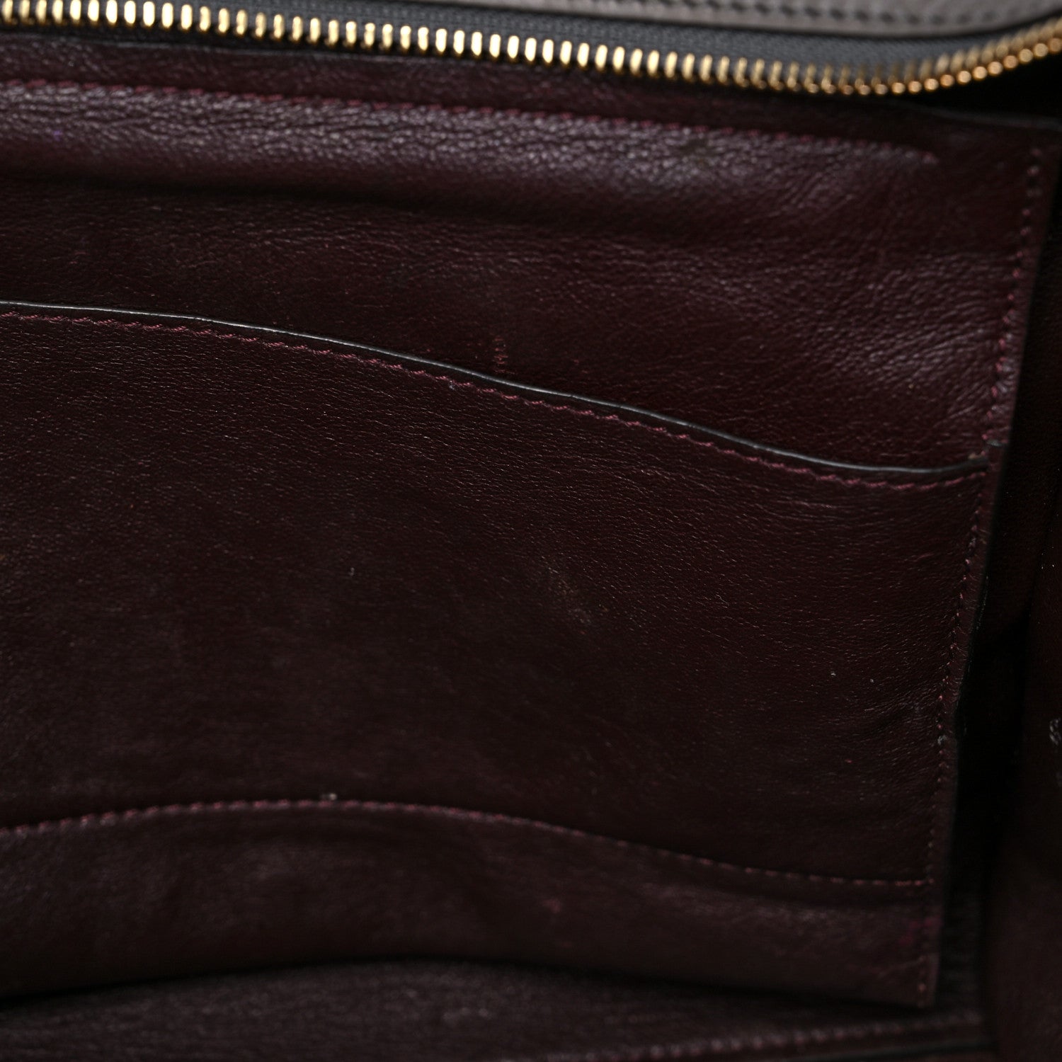 Celine Crocodile Embossed Nubuck Medium Trapeze Grey 17 of 29