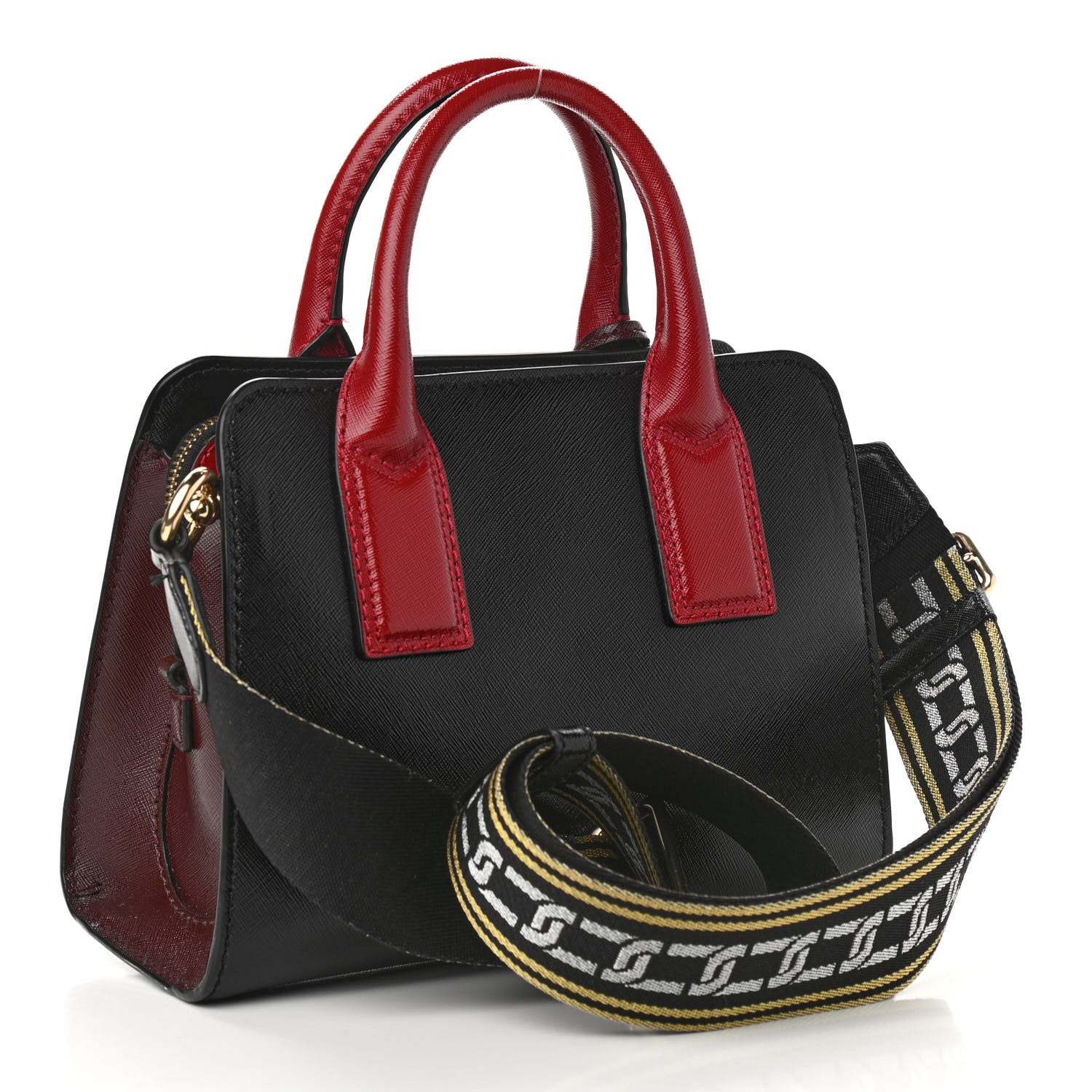 Marc Jacobs Saffiano Little Big Shot Tote Black 3 of 11