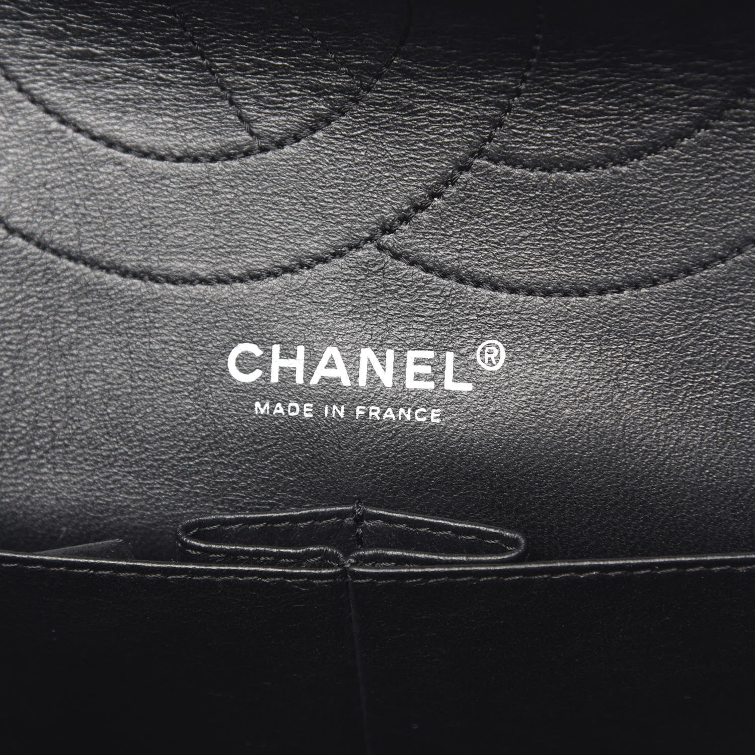 Chanel Metallic Calfskin Striped 2.55 Reissue 227 Flap Black 6 of 11