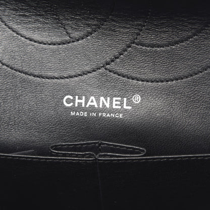 Chanel Metallic Calfskin Striped 2.55 Reissue 227 Flap Black 6 of 11
