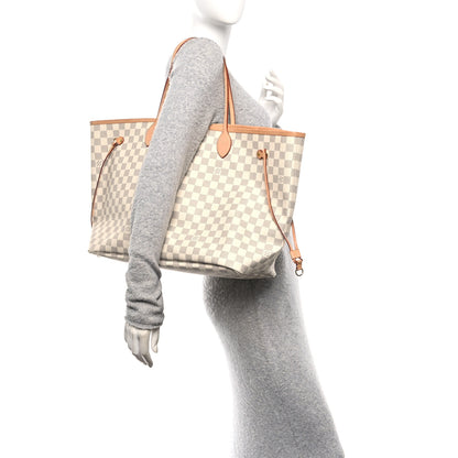 Louis Vuitton Damier Azur Neo Neverfull GM Rose Ballerine 3 of 19