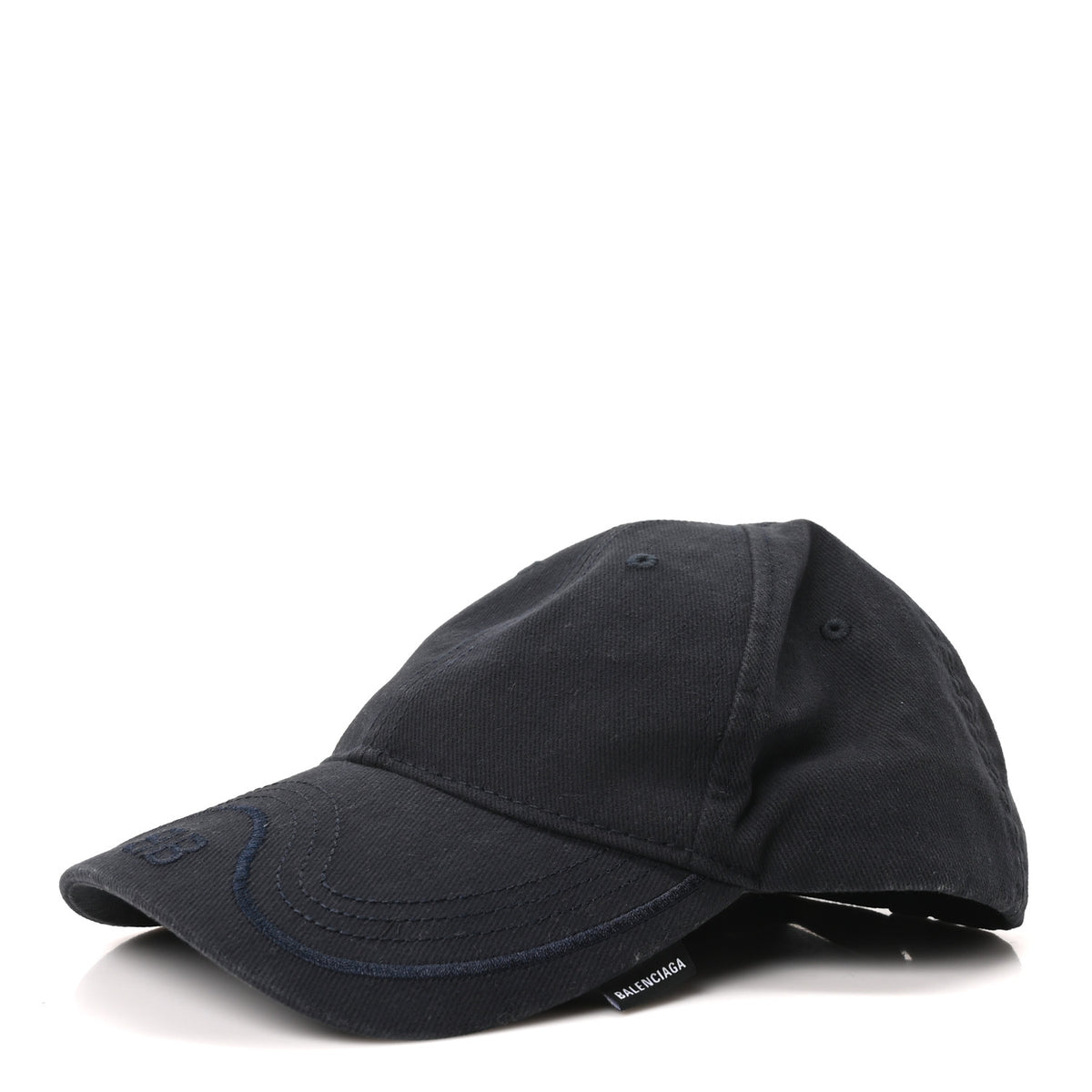 Cotton BB Logo Baseball Hat L Navy