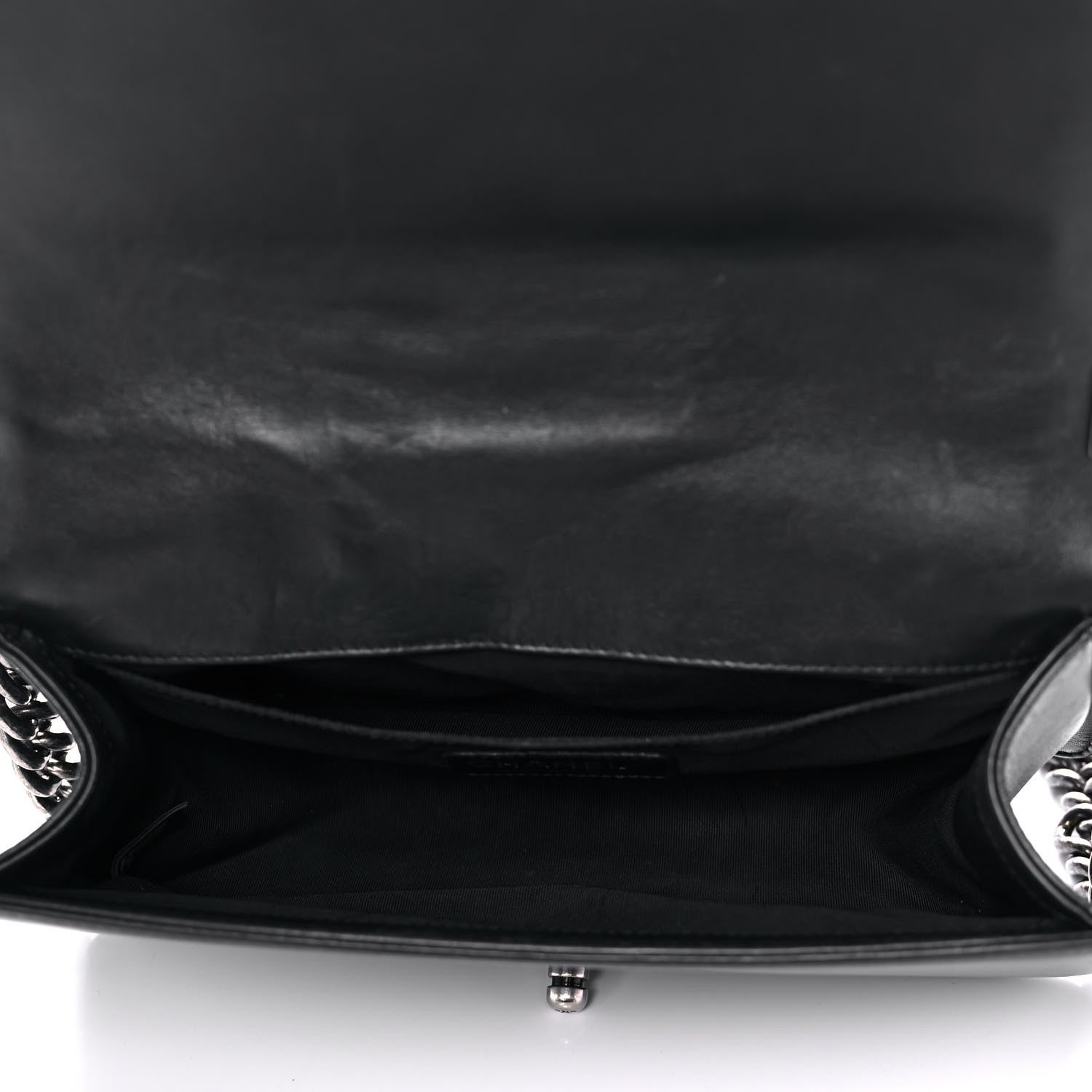 Chanel Lambskin Quilted Small Boy Flap Black 4 of 16