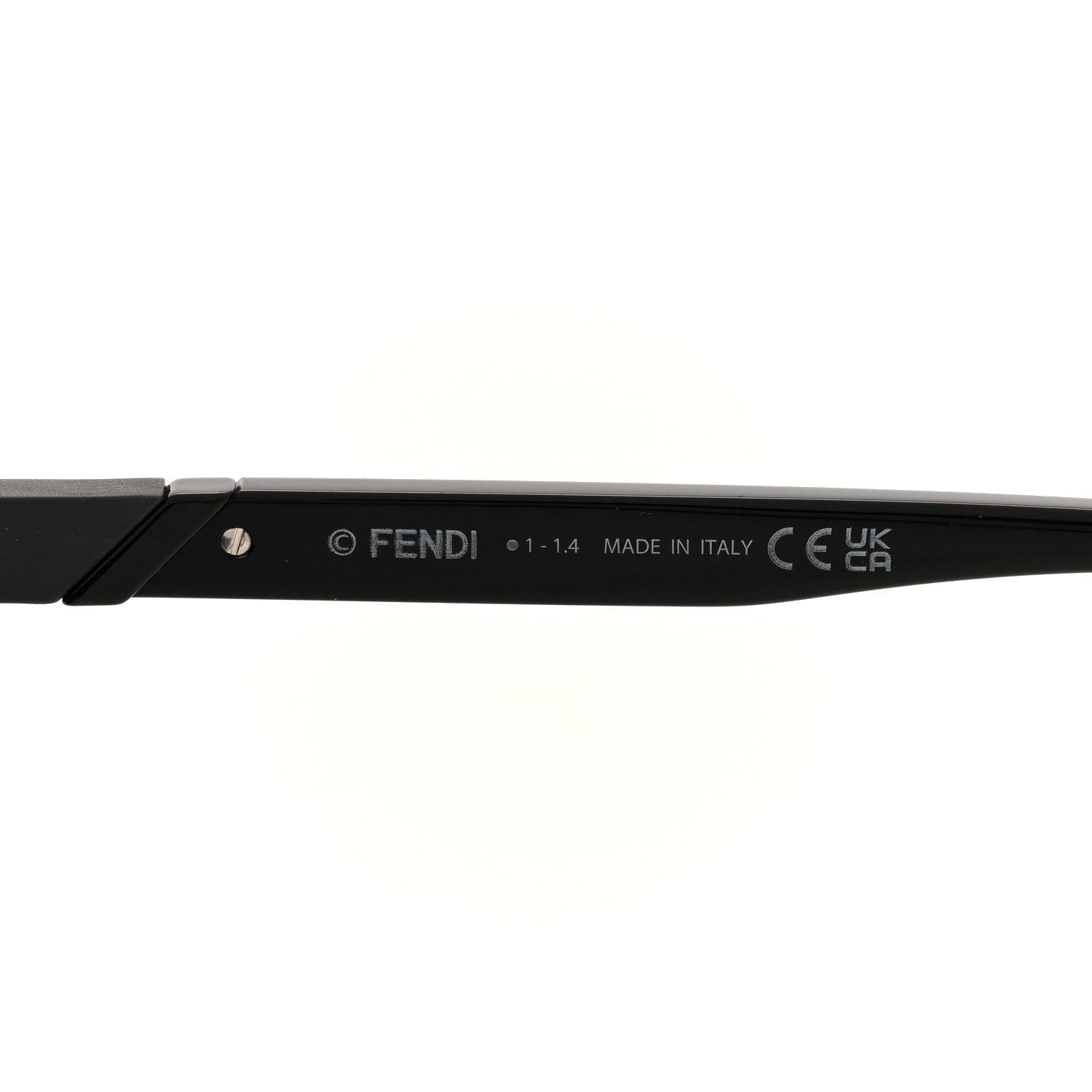 Fendi Acetate Square Sunglasses FE40057U Black 5 of 7