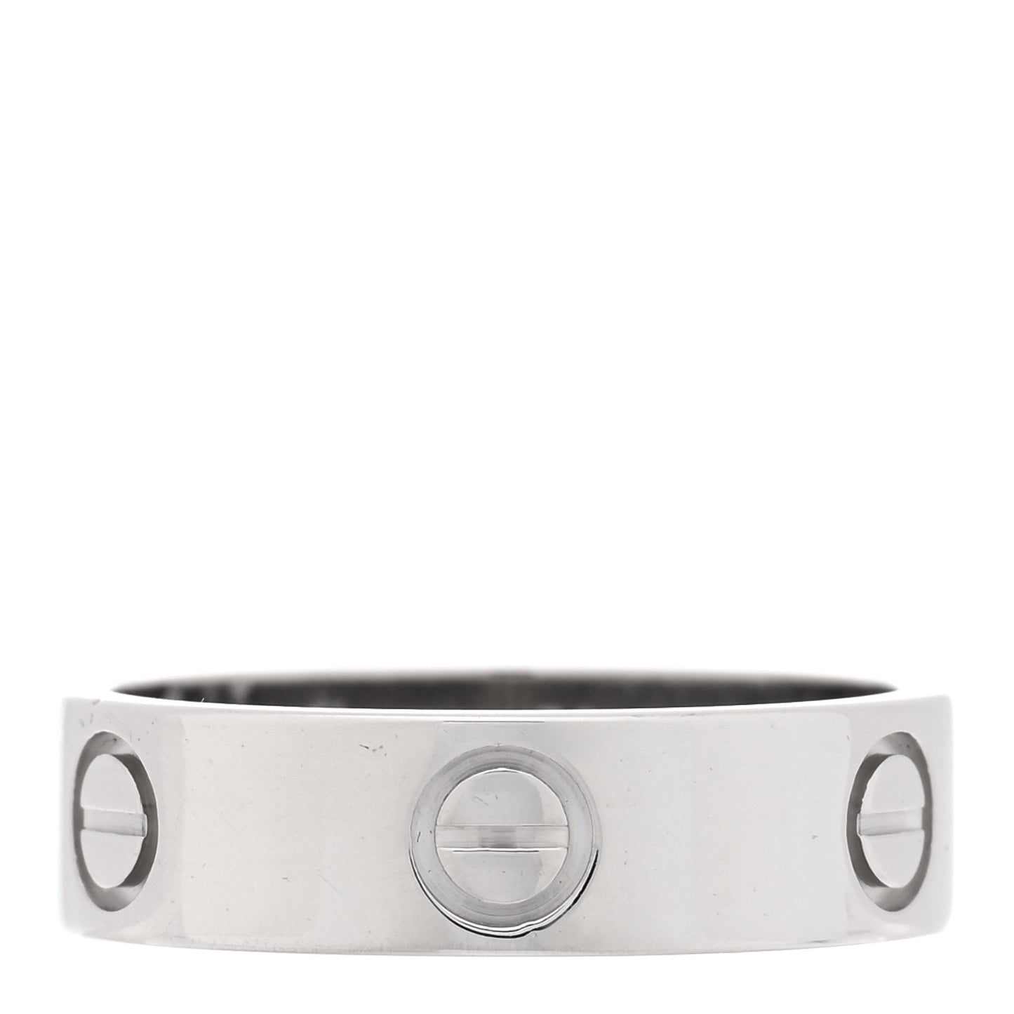Platinum 5.5mm LOVE Ring 56 7.5