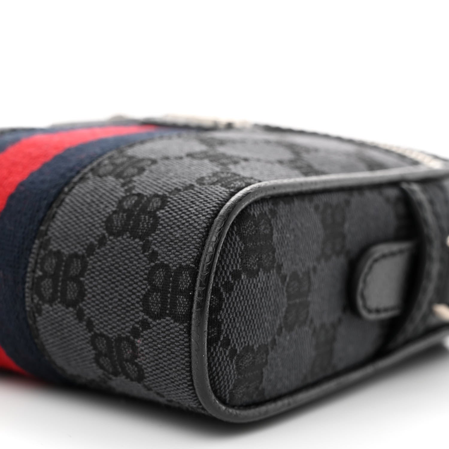 Gucci X Balenciaga BB Monogram Web Mini Ophidia Messenger Black 10 of 10