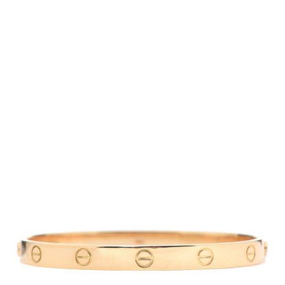 Cartier 18K Yellow Gold LOVE Bracelet 18 1 of 6