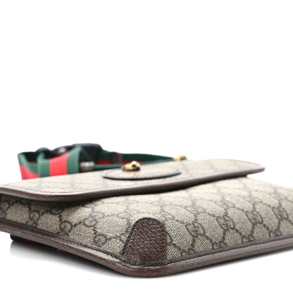 Gucci GG Supreme Monogram Neo Vintage Web Belt Bag Brown 8 of 9