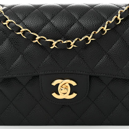 Chanel Caviar Quilted Small Double Flap Black 8 of 10
