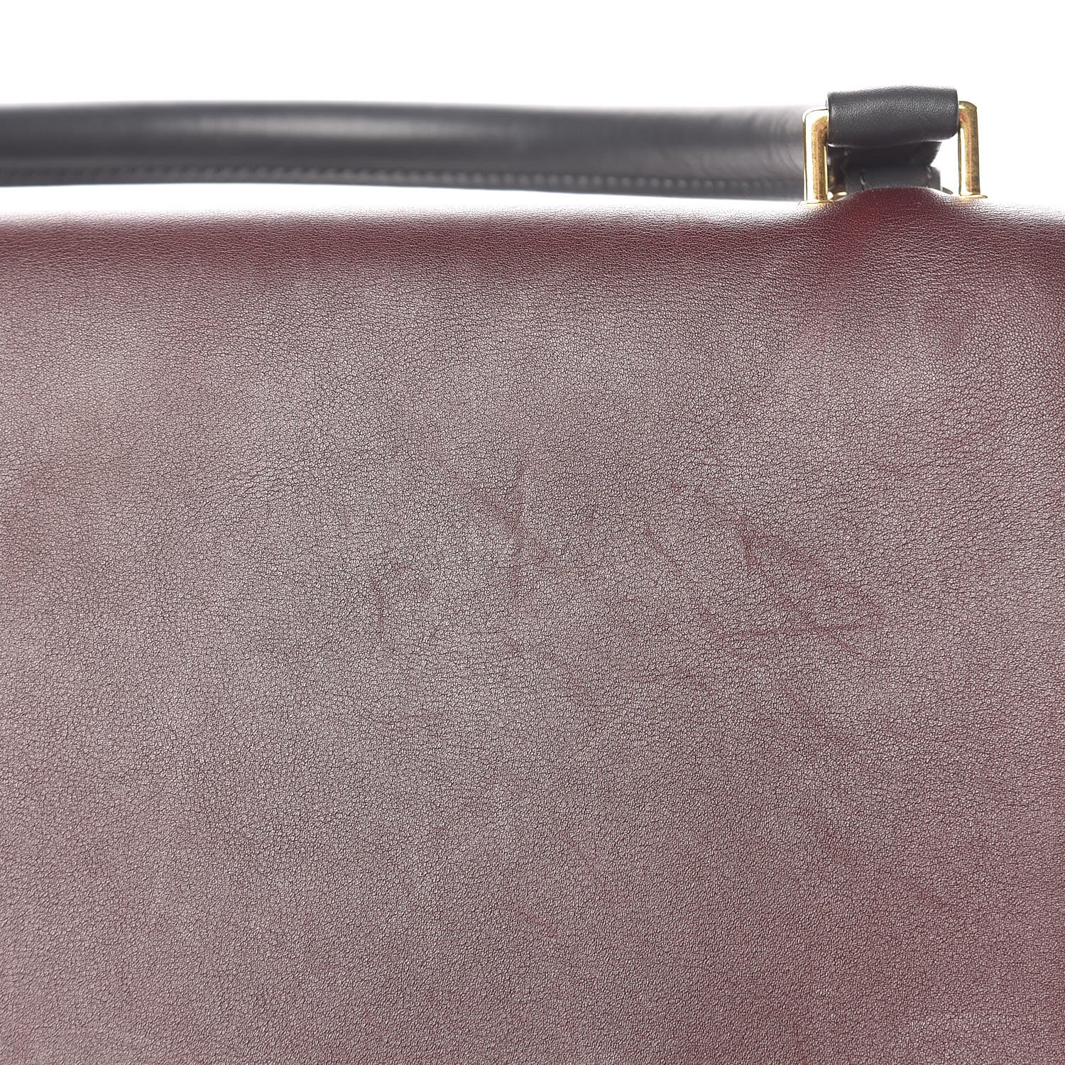 Celine Smooth Calfskin Suede Medium Tri-Color Trapeze Burgundy 16 of 18