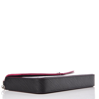 Louis Vuitton Epi Pochette Felicie Black Hot Pink 4 of 8