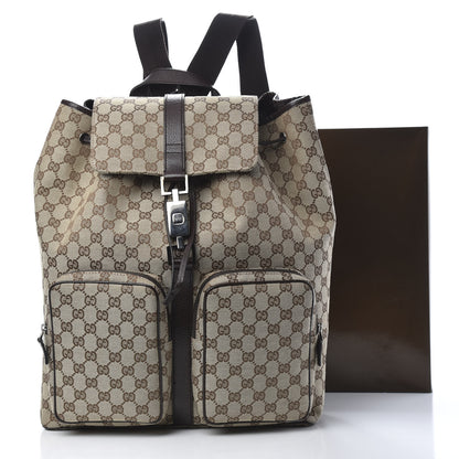 Gucci Monogram Backpack Dark Brown 12 of 12